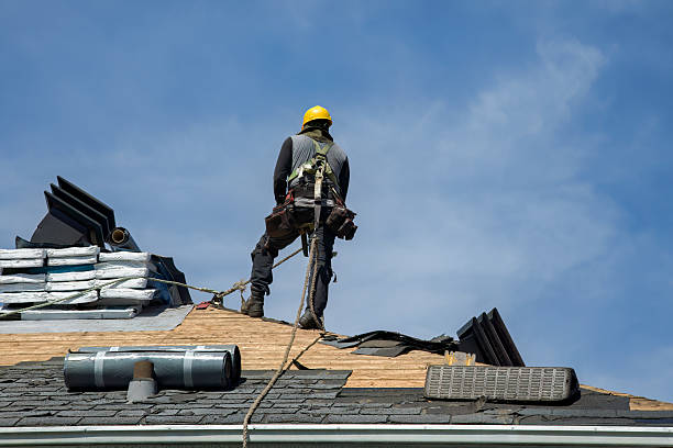Professional Roof Installation technician working in Lafferty, OH